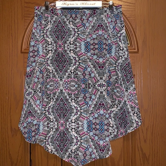 Maurices Multicolor & Multi Print Pull On Stretch Waist Chiffon Midi Skirt - Picture 5 of 15